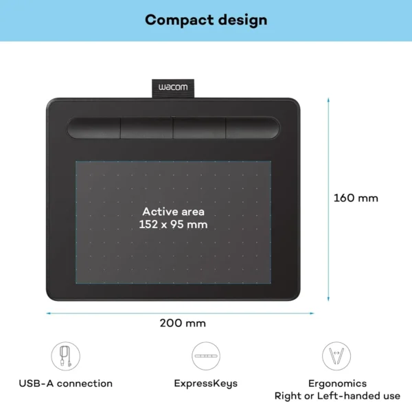 Wacom intuos small noir