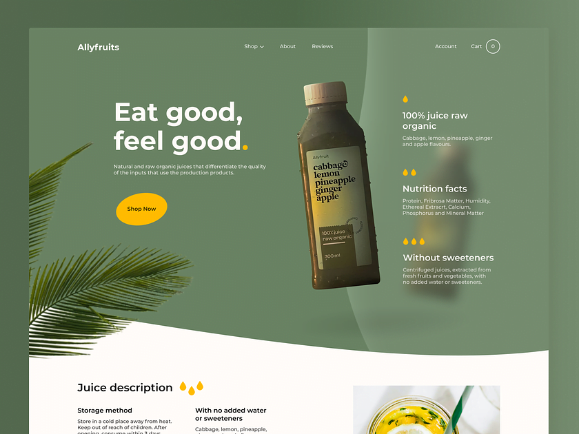 Style organic pour un site web - webby booster