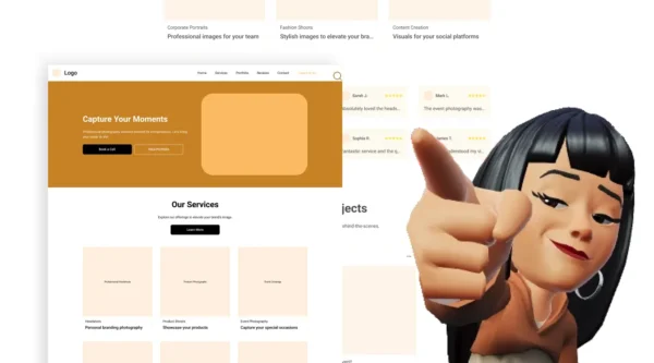 Creation de site de A a Z Webby Starter – Ton 1er site de A à Z (no-code)
