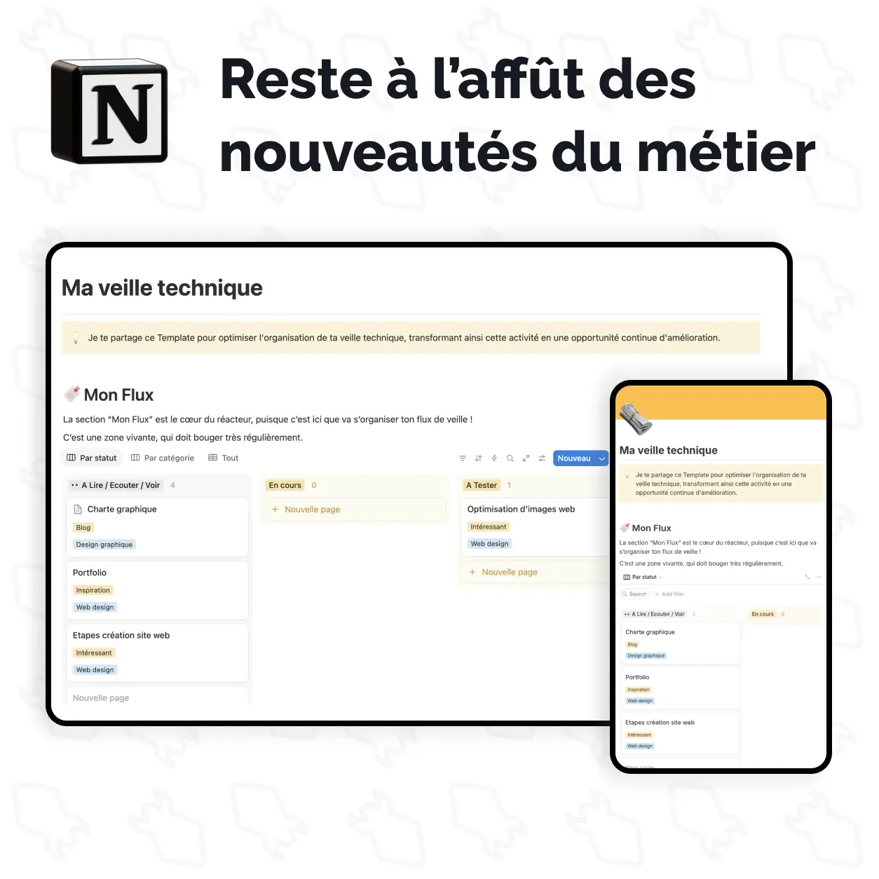 Template Notion pour Veille Tecnique & informationnelle