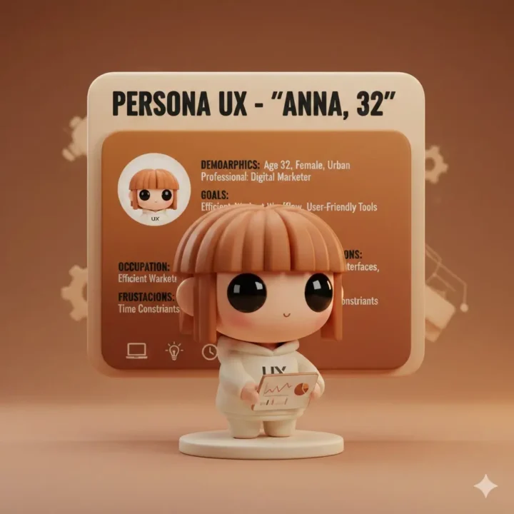 Persona UX pour site web.