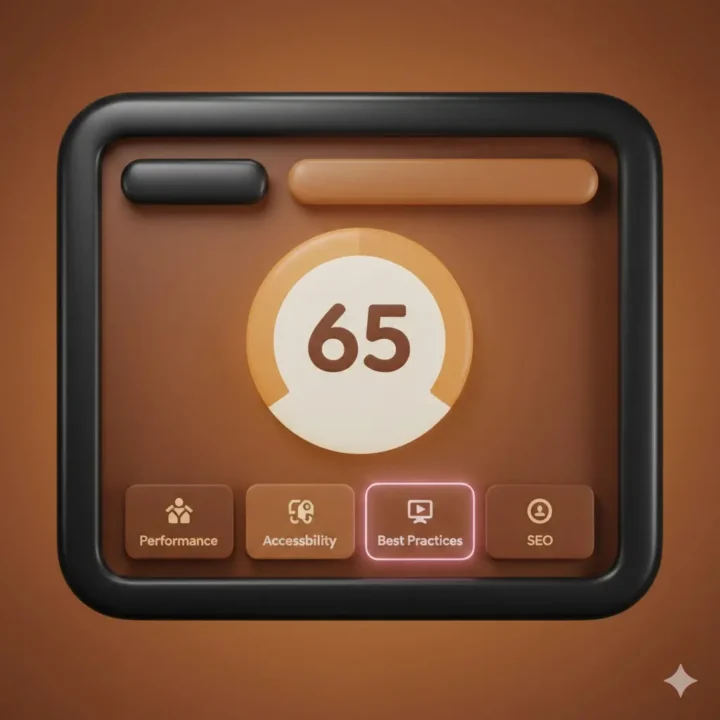 score daccessibilite Capture d'écran d'un score d'accessibilité
