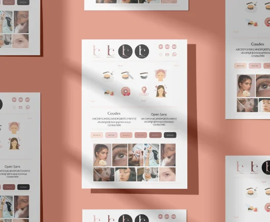 Charte graphique Cata Barrera Charte graphique pour le site de Cata Barrera
